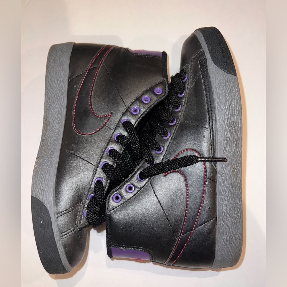 Nike Blazer High Black/Grey/Varsity Purple 317808-002 SZ 7